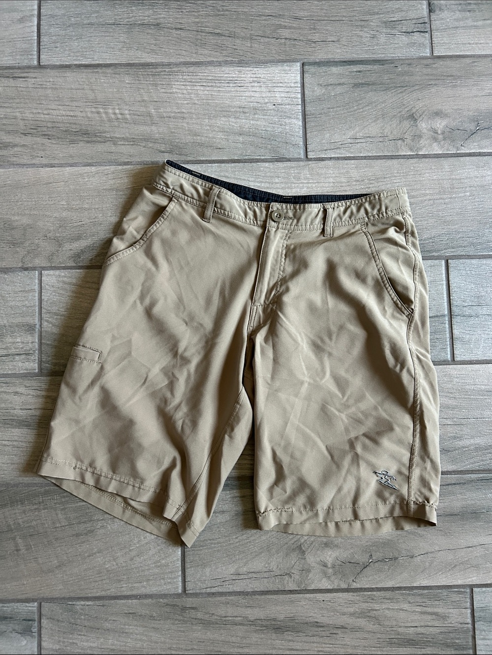 Men's Hybrid Performance Shorts in Beige
